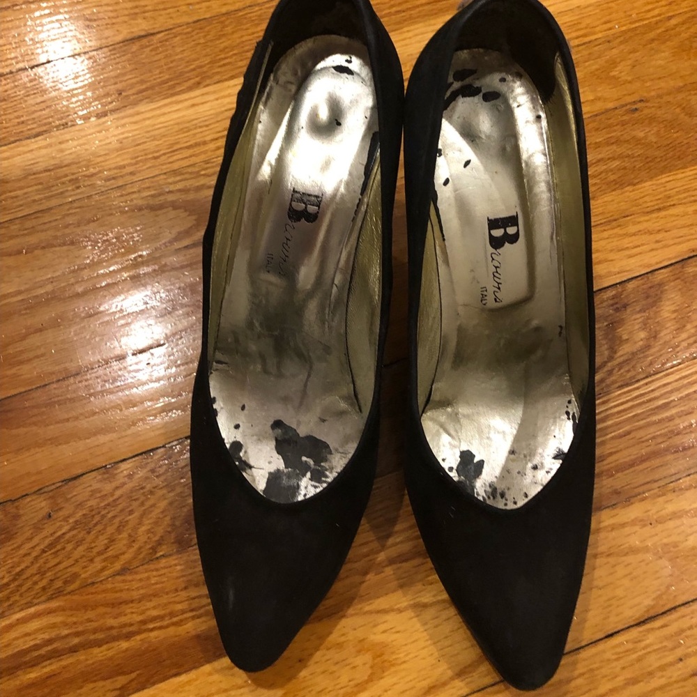 Browns black heels